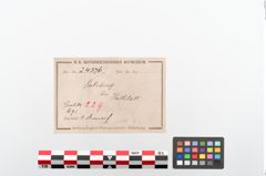 Etiketten zu Bronzeknotenarmreif (NHMW-PRAE-024376)